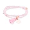 Bracelet ZEN Pink in rose silver