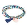 Bracelet ZEN Multicolor in rose silver