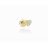 Piercing CORAZÓN PAVÉ in 18Kt yellow Gold and diamonds