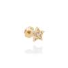 Piercing ESTRELLA en Oro amarillo 18Kt y diamantes