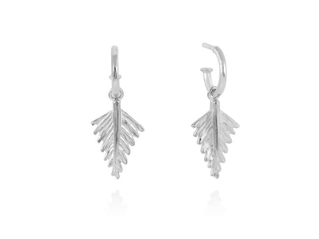 Earrings FAR WEST  in silver de Marina Garcia Joyas en plata Earrings in rhodium plated 925 sterling silver. (size: 3 cm.)