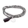 Pulsera ZEN GRAFITO  con chapa