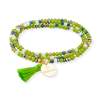 Bracelet ZEN PISTAZIE NEON mit Gracias medal