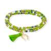 Bracelet ZEN PISTAZIE NEON mit Hufeisen