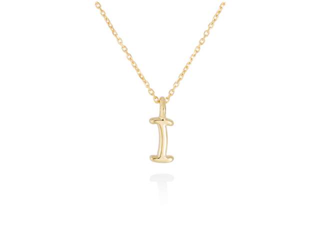 Necklace in 18kt. Gold de Marina Garcia Joyas en plata Necklace in yellow 18kt gold (length: 40-42 cm.) (Letter height: 7 mm.)