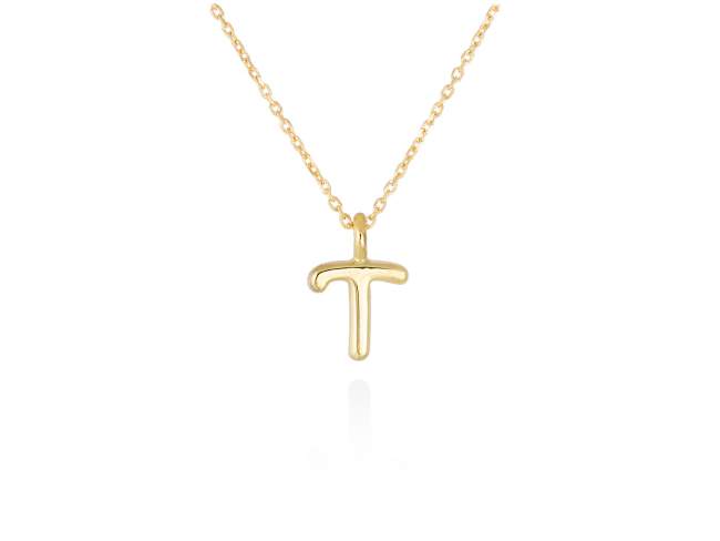 Necklace in 18kt. Gold de Marina Garcia Joyas en plata Necklace in yellow 18kt gold (length: 38-40 cm.) (Letter height: 7 mm.)