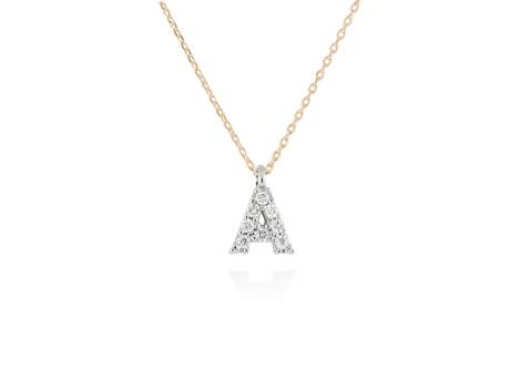 Necklace in 18kt. Gold and diamonds