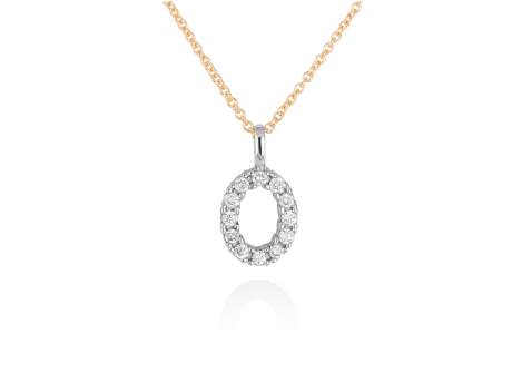 Necklace in 18kt. Gold and diamonds