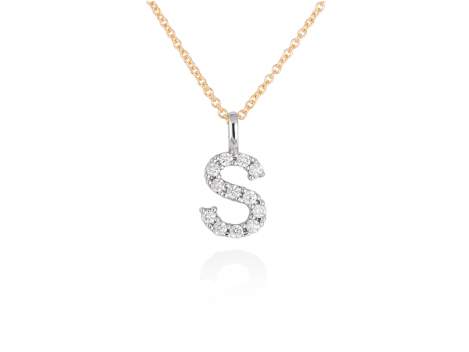 Necklace in 18kt. Gold and diamonds