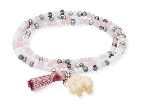 Bracelet ZEN MARMOR mit Elefant