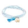 Bracelet ZEN AQUAMARINE with elephant