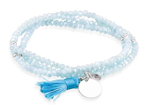 Bracelet ZEN AQUAMARIN mit medal