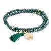 Bracelet ZEN DARK GREEN with elephant