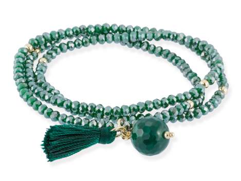 Pulsera ZEN VERDE con piedra natural