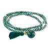 Bracelet ZEN DARK GREEN with gemstone