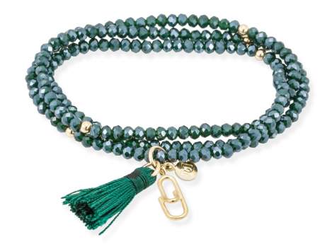 Pulsera ZEN VERDE con clip amistad