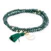 Bracelet ZEN DARK GREEN with Gracias medal