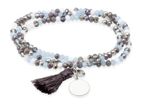 Bracelet ZEN ICE BLUE mit medal