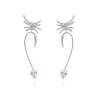 Earrings DREAM pink in silver