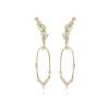 Earrings SOMEIL  in golden silver