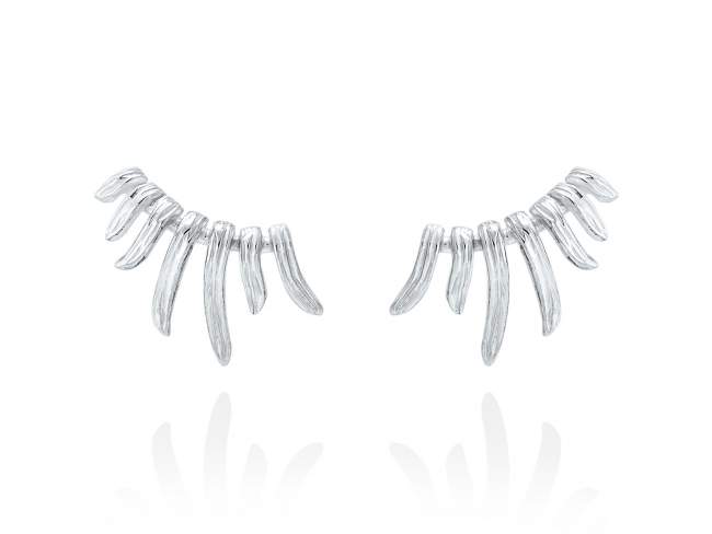 Earrings SIRACUSA  in silver de Marina Garcia Joyas en plata Earrings in rhodium plated 925 sterling silver. (dimensions of the jewel: 27 x 17 mm.)