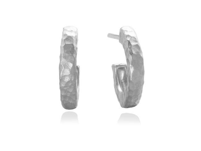 Earrings LEMAN  in silver de Marina Garcia Joyas en plata Earrings in rhodium plated 925 sterling silver.  