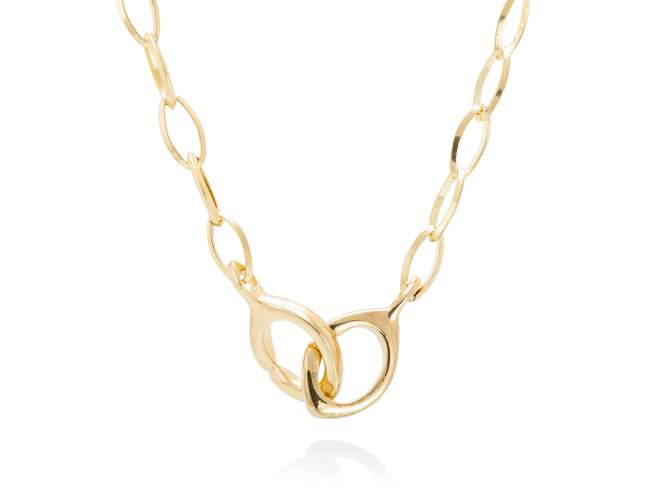 Necklace HARMONY  in golden silver de Marina Garcia Joyas en plata Necklace in 18kt yellow gold plated 925 sterling silver. (length: 43 cm.)