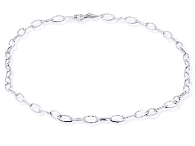 Chain  in silver de Marina Garcia Joyas en plata Chain in rhodium plated 925 sterling silver. (length: 50 cm.)