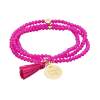 Bracelet ZEN FUCHSIA mit profe