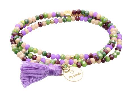 Pulsera ZEN PROVENZA con chapa Mamá