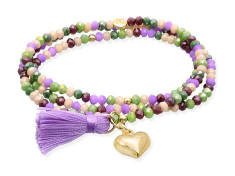 Pulsera ZEN PROVENZA con corazón