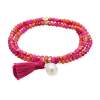 Bracelet ZEN BUGANVILLA mit perle