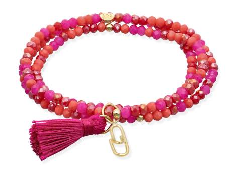 Pulsera ZEN BUGANVILLA con clip amistad