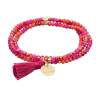 Pulsera ZEN BUGANVILLA con chapa Gracias