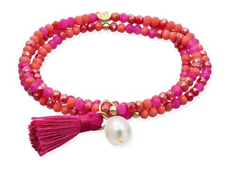 Bracelet ZEN BUGANVILLA mit perle