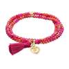 Bracelet ZEN BUGANVILLA mit Love Charme