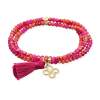 Bracelet ZEN BUGANVILLA with lucky clover