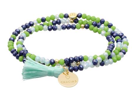 Bracelet ZEN NENUFAR mit Gracias medal