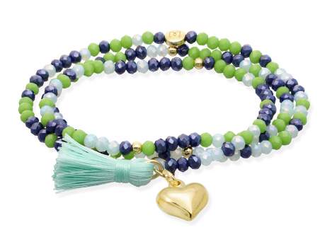 Bracelet ZEN NENUFAR with heart charm