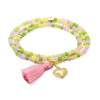 Bracelet ZEN BRITISH ROSE mit Herz Charme