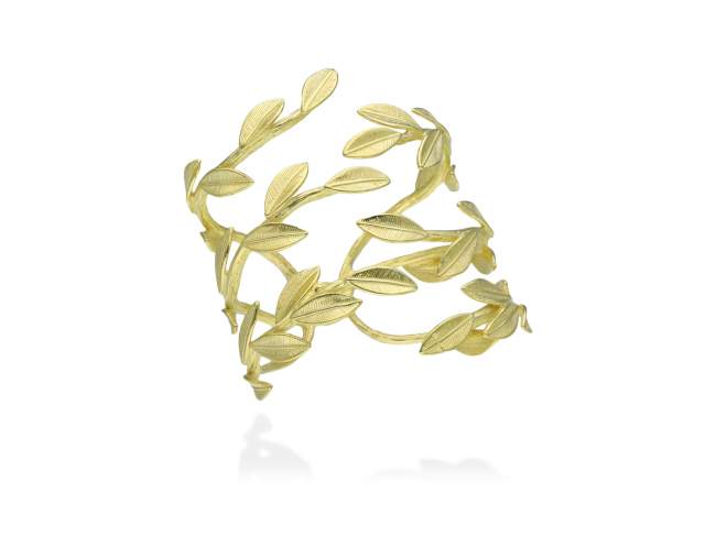 Bracelet HIEDRA  in golden silver de Marina Garcia Joyas en plata Bracelet in 18kt yellow gold plated 925 sterling silver. (wrist size: 18-20,5 cm.)