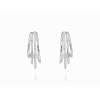 Earrings Flow piedras  in silver