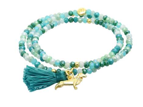 Bracelet ZEN MINT with dog