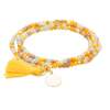 Bracelet ZEN MUSTARD with medal