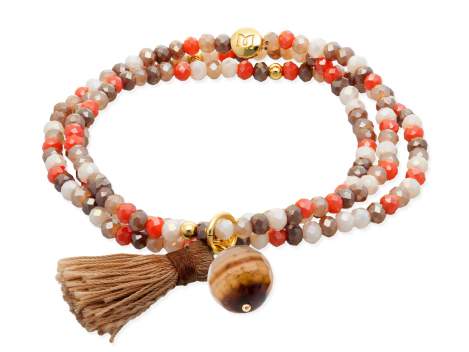 Bracelet ZEN OAK with gemstone