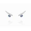 Climber Earring Galaxy blue in silver