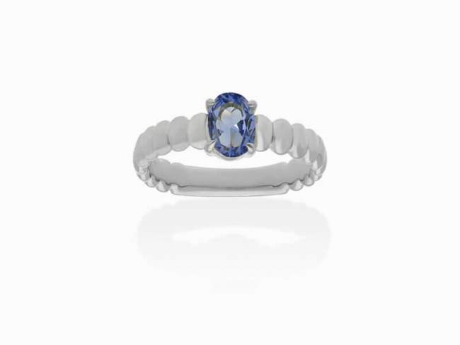 Ring Galaxy blau in silber de Marina Garcia Joyas en plata Ring in Silber (925) rhodiniert mit Synthetischenn in 