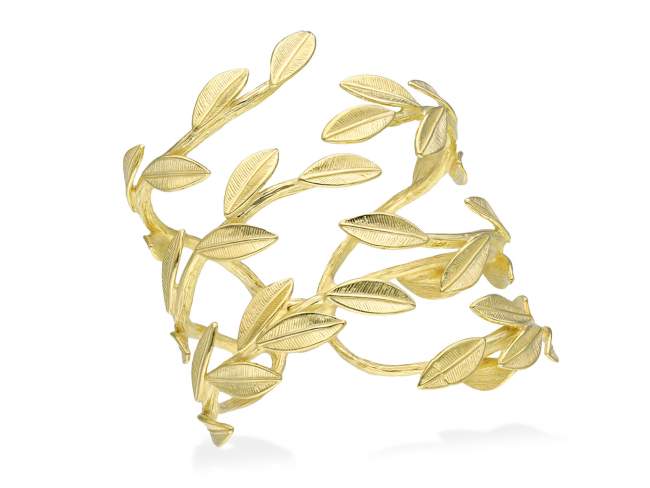 Bracelet HIEDRA  in golden silver de Marina Garcia Joyas en plata Bracelet in 18kt yellow gold plated 925 sterling silver. (wrist size: 15-17,5 cm.)