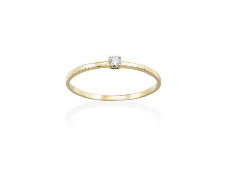 Ring in 18kt. Gold und Diamanten