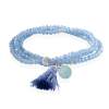 Bracelet ZEN BLUE mit Edelstein